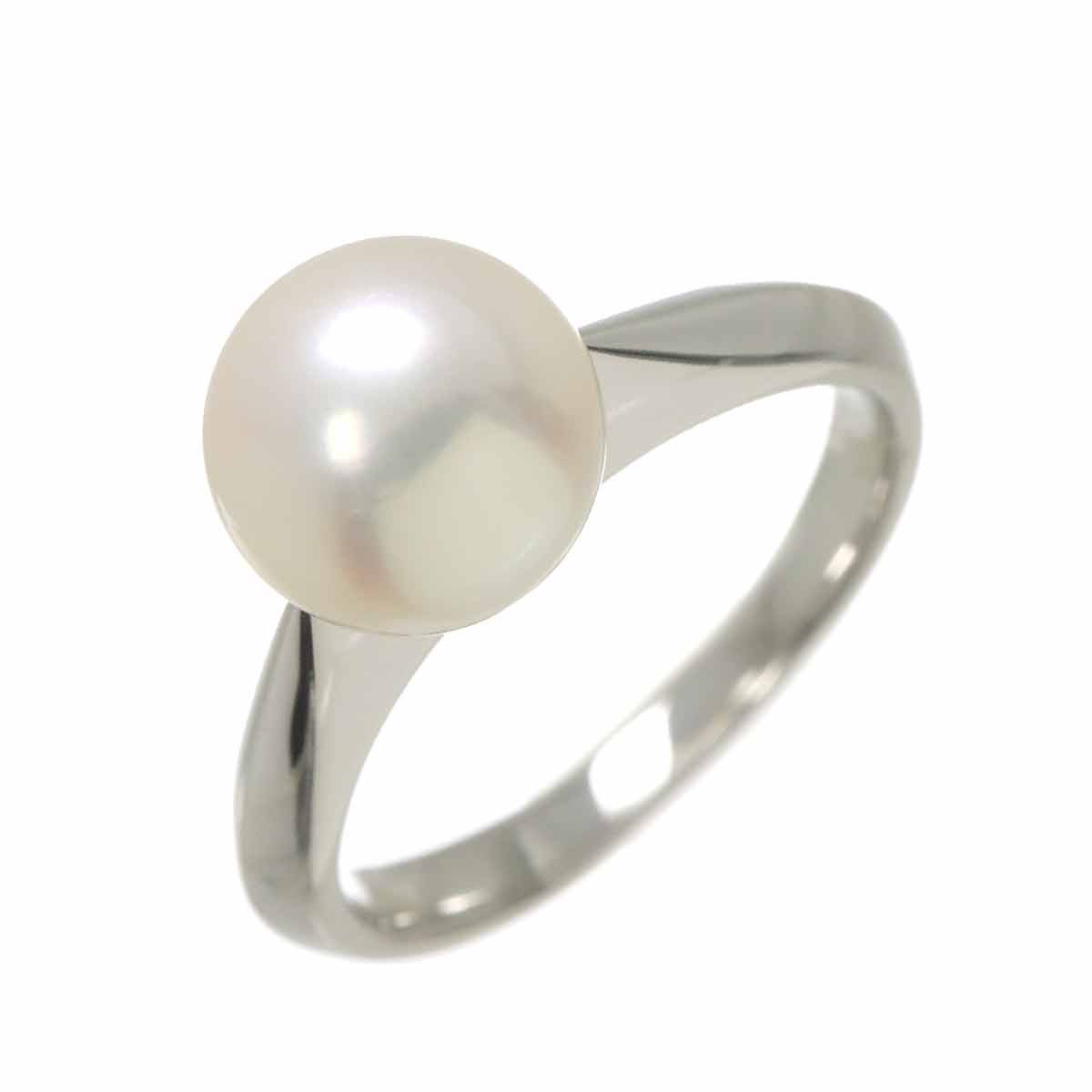 Akoya Pearl 9.2mm Ring Platinum size6.25-6.5(US)