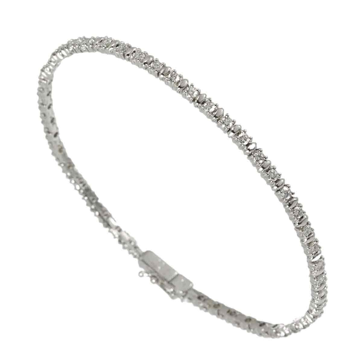 Diamond 1.50ct Bracelet 18K White Gold 750