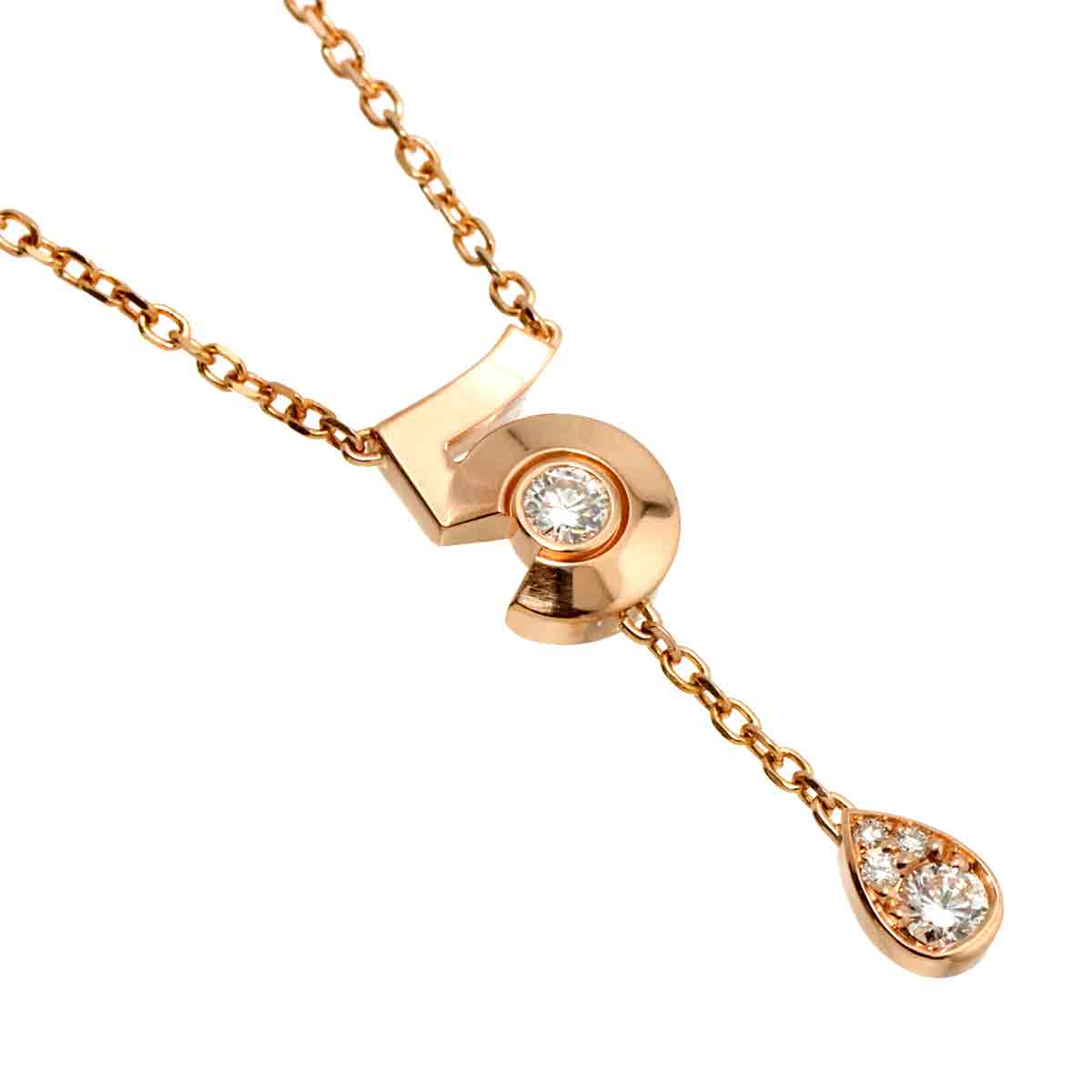 N5 Diamond Necklace 18K Pink Gold 750