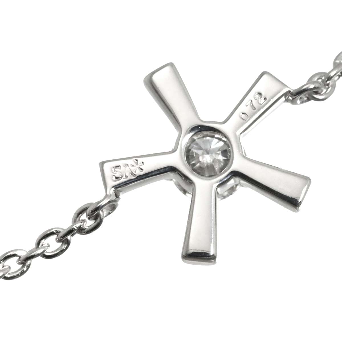 Diamond 0.72ct/0.08ct Bracelet 18K White Gold 750