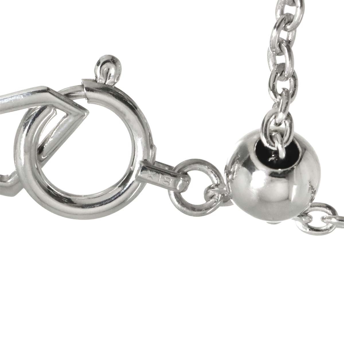 Diamond 0.72ct/0.08ct Bracelet 18K White Gold 750