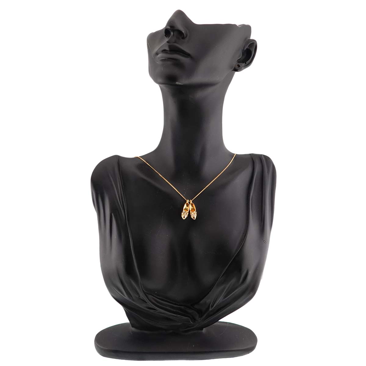 Diamond 0.02ct/0.02ct Necklace 18K YG Yellow Gold 750