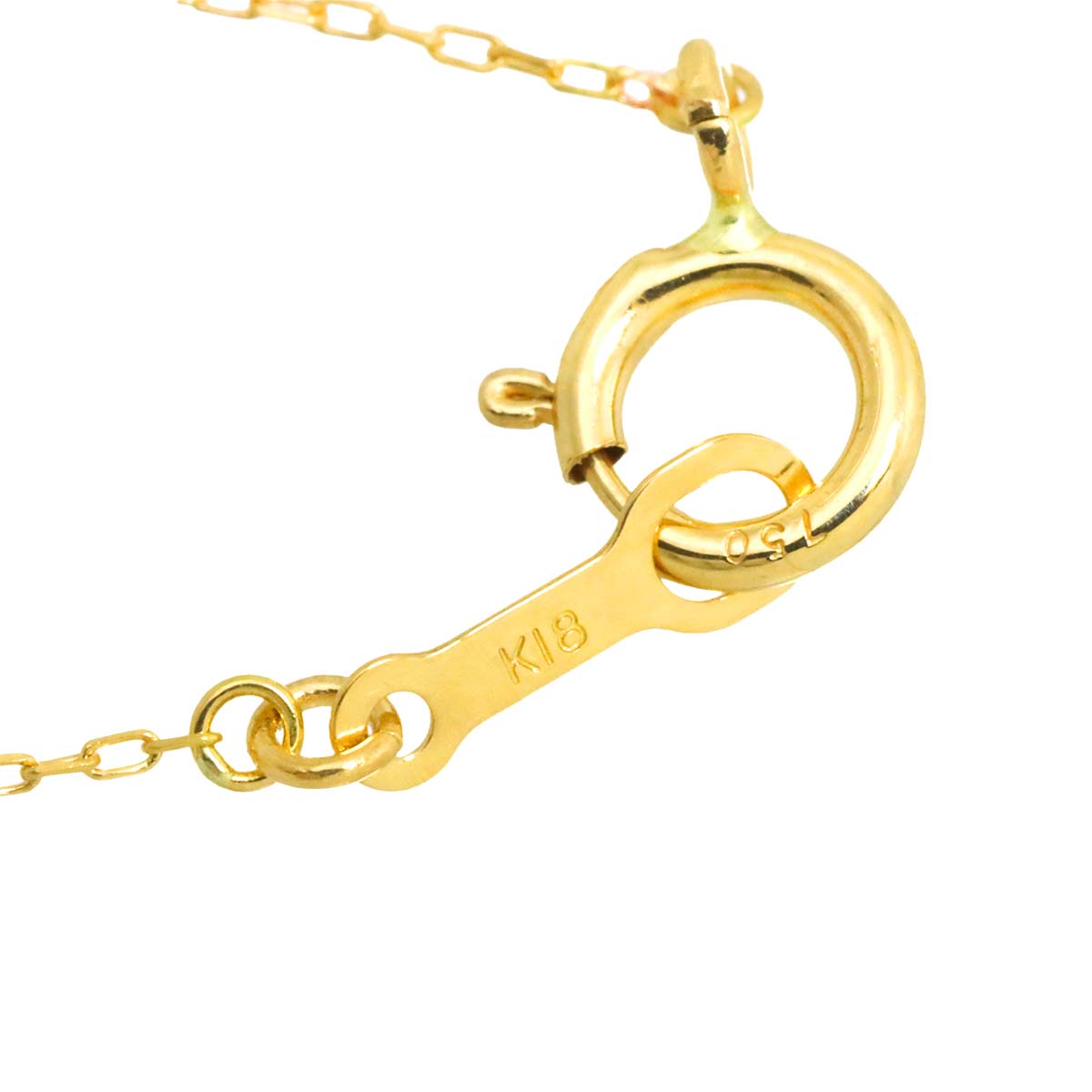 Diamond 0.40ct Necklace 18K YG Yellow Gold 750