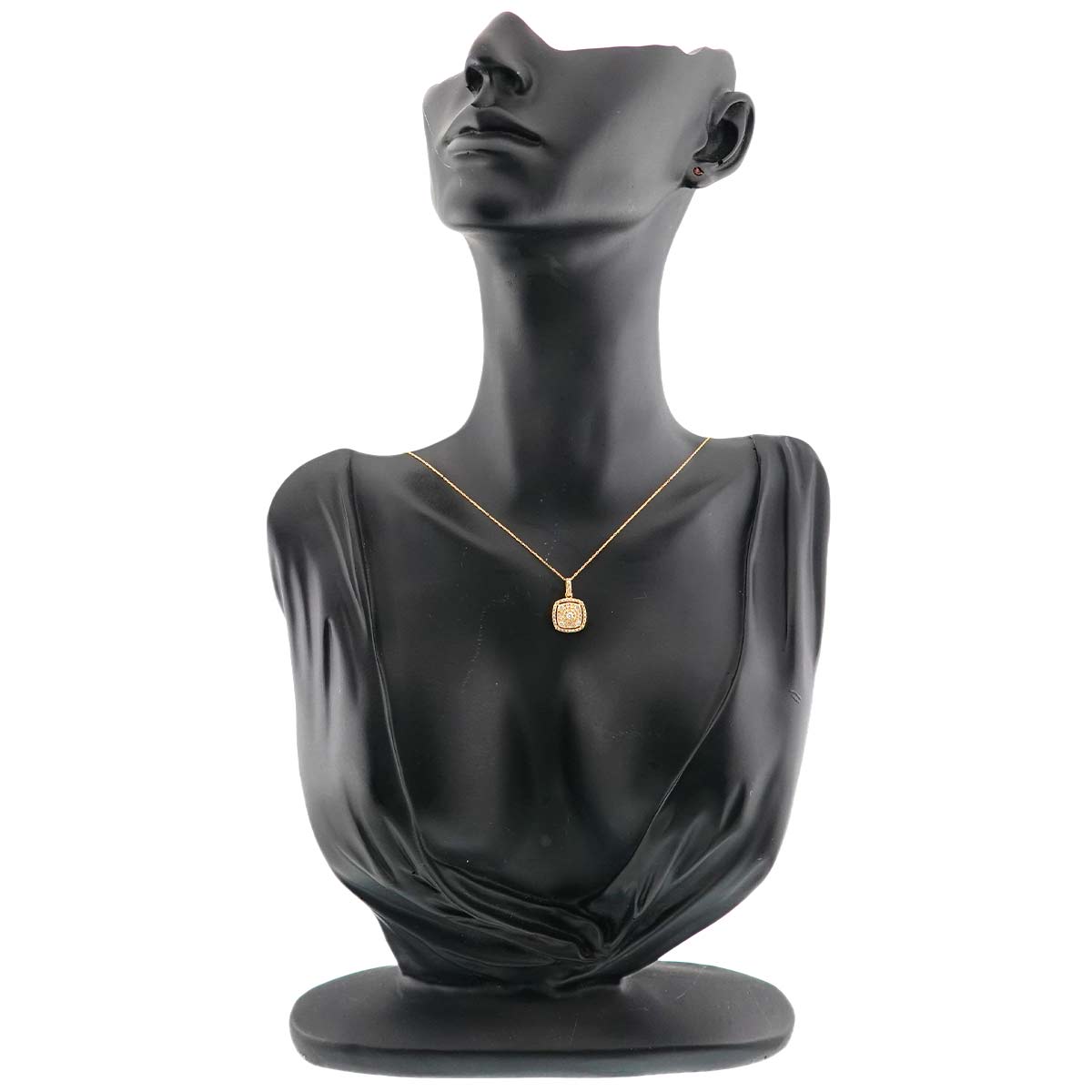 Diamond 0.40ct Necklace 18K YG Yellow Gold 750