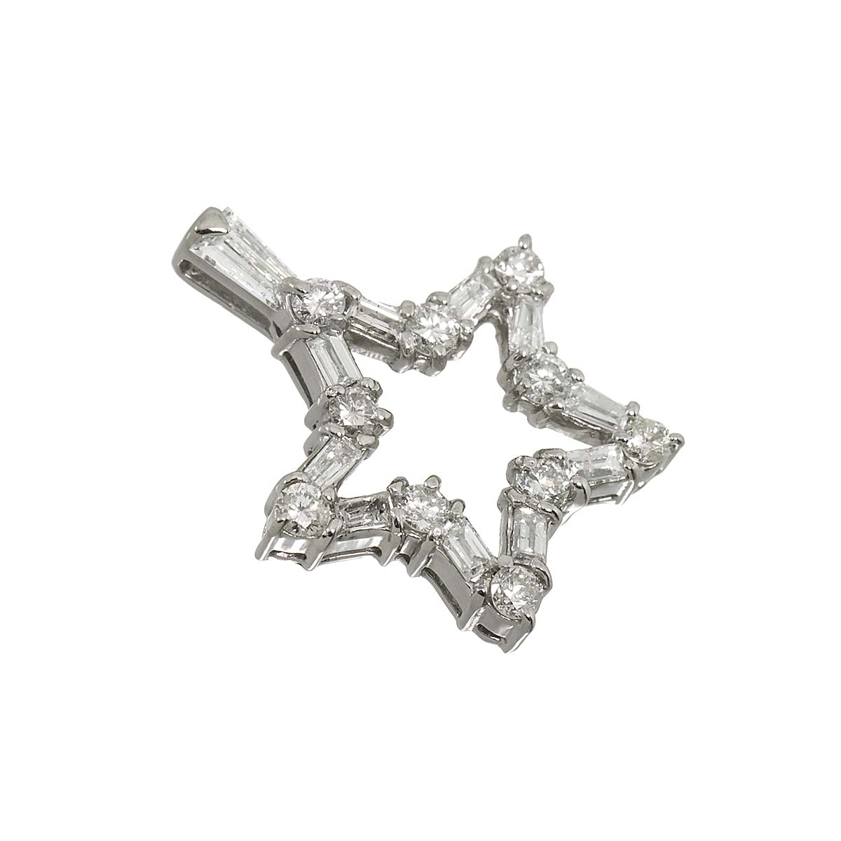 Diamond 0.50ct Pendant Top Pt Platinum