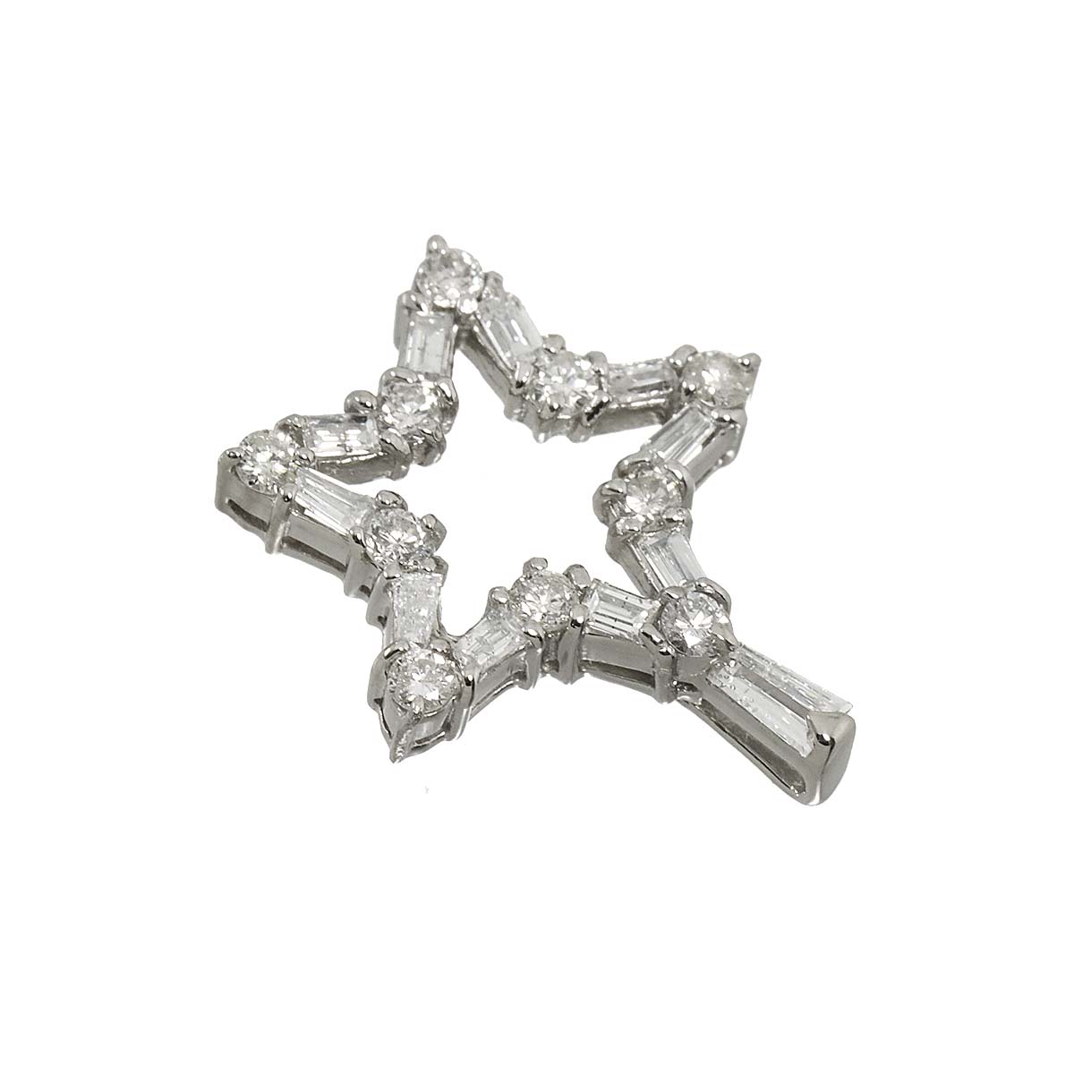 Diamond 0.50ct Pendant Top Pt Platinum
