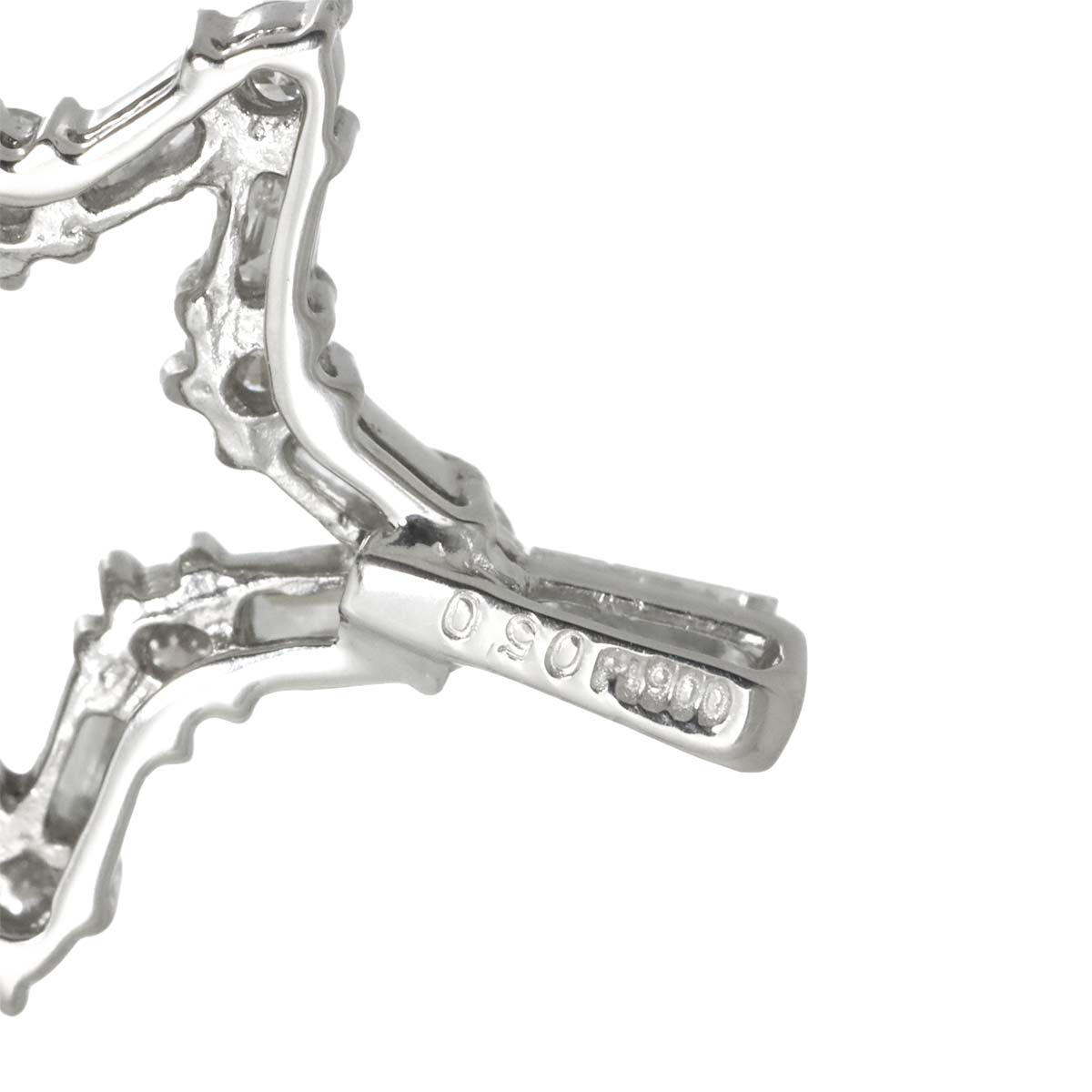 Diamond 0.50ct Pendant Top Pt Platinum