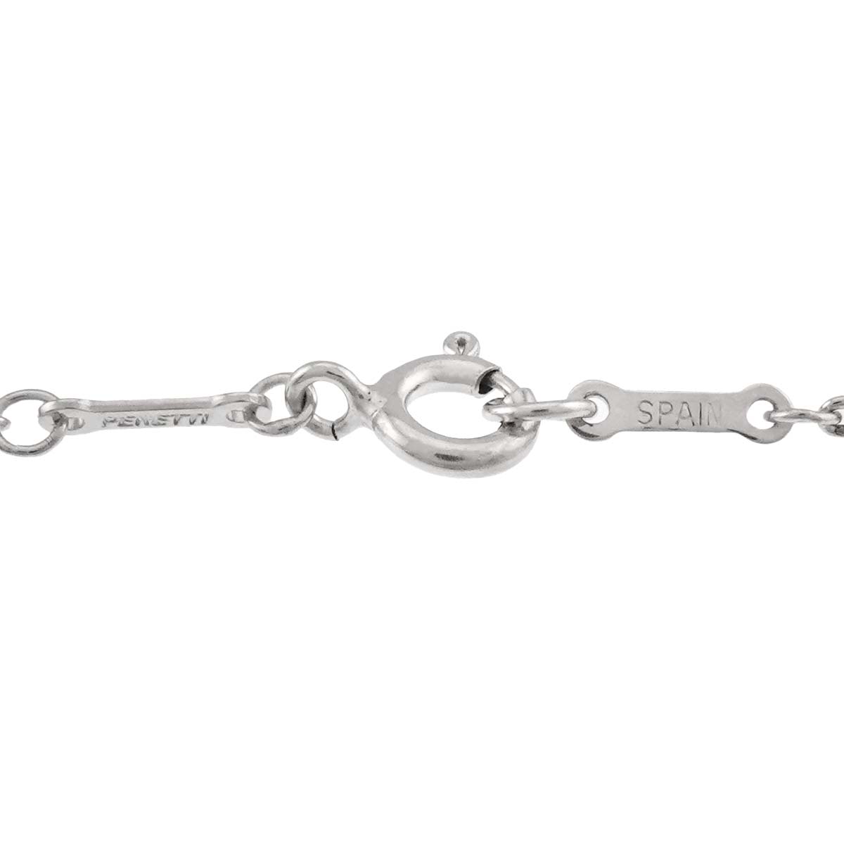 Open Heart Necklace Silver 925