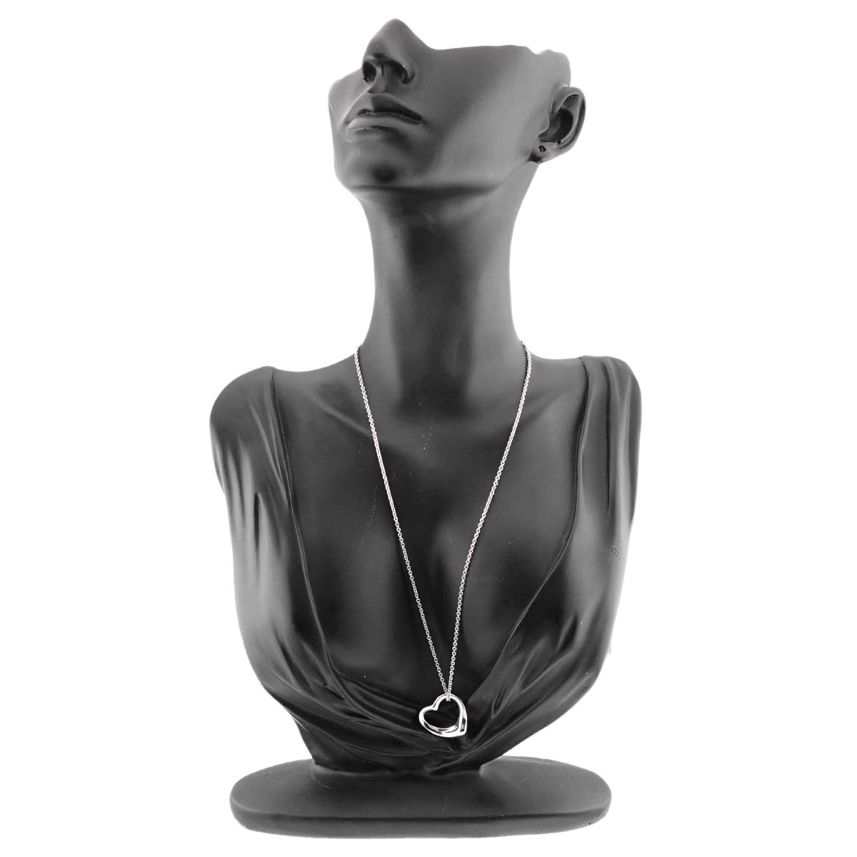 Open Heart Necklace Silver 925