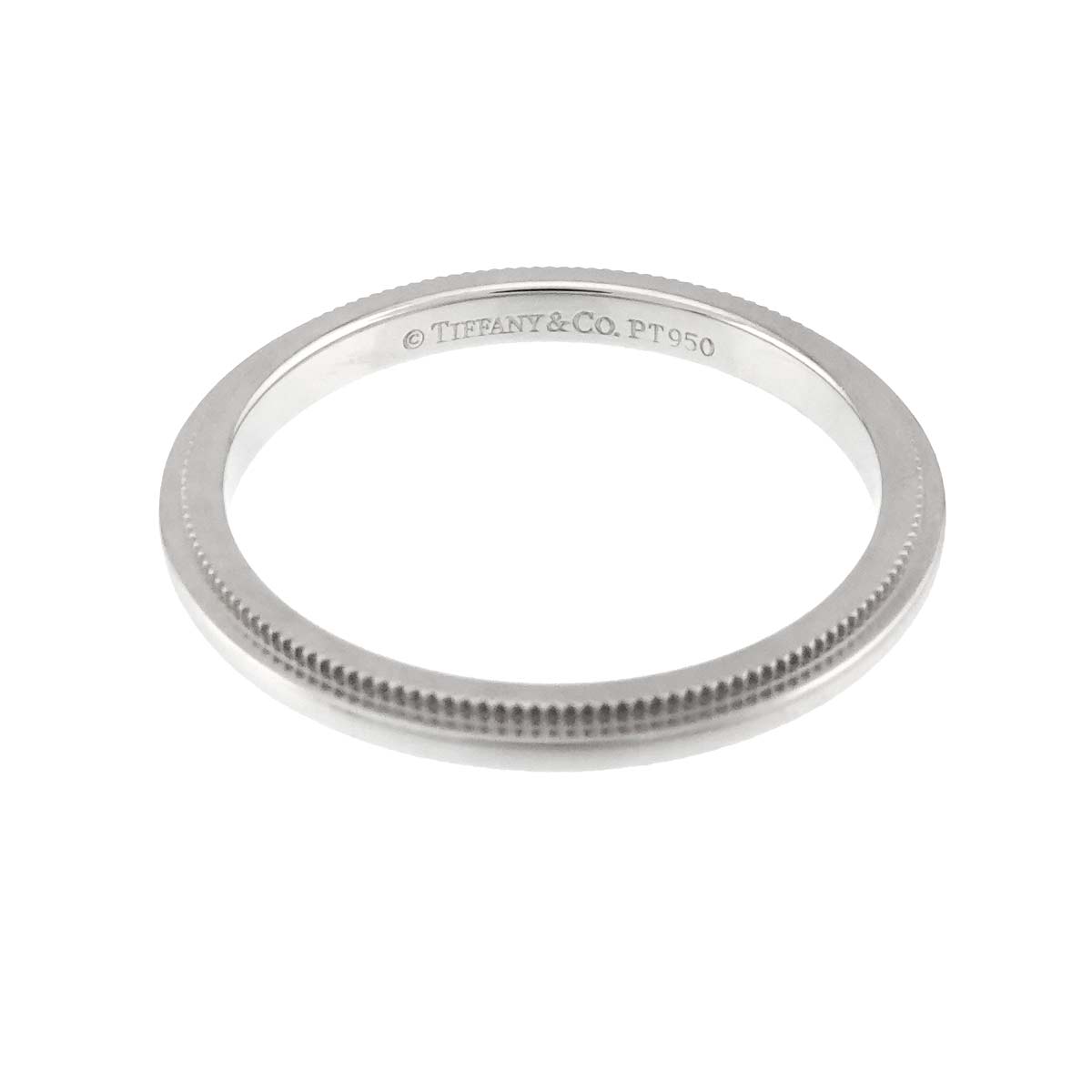 Milgrain Band Ring Pt Platinum Size5.75-6(US)