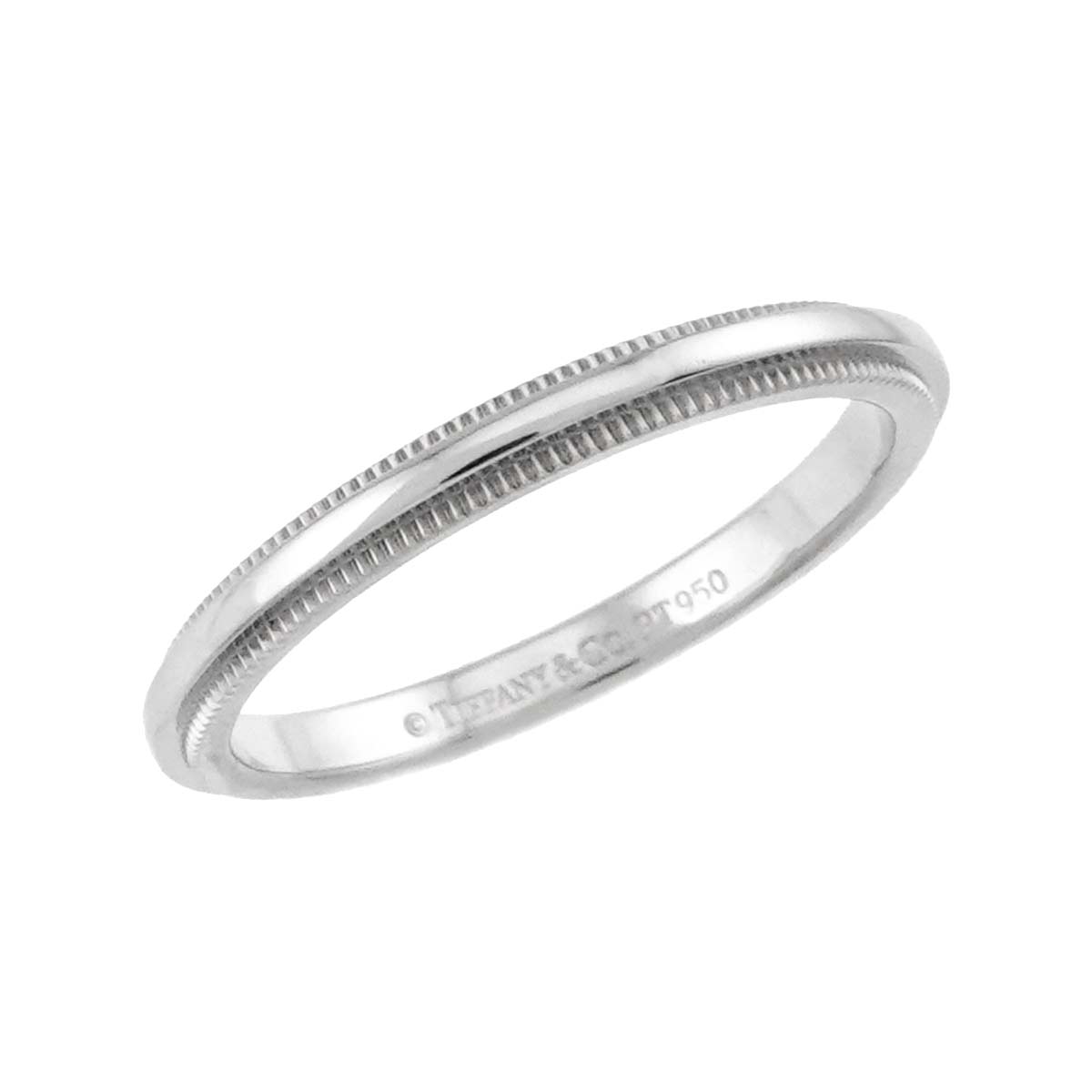 Milgrain Band Ring Pt Platinum Size5.75-6(US)