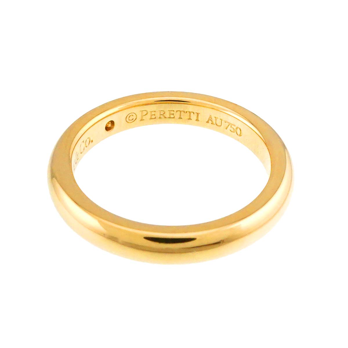 Stacking Diamond 1P Ring 18K Yellow Gold 750 Size3.25(US)