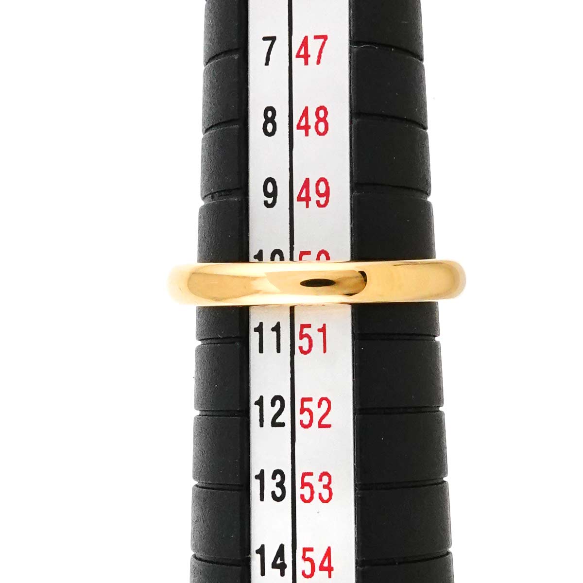 Stacking Band Ring 18K Yellow Gold 750 Size5.25-5.5(US)
