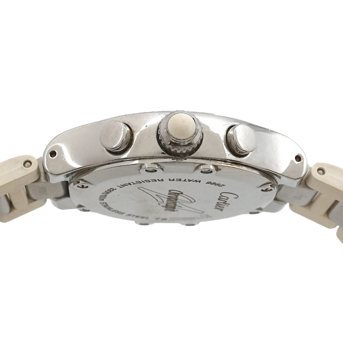 Must 21 Chronoscaph W10197U2 Quartz White Dial Ladies Watch