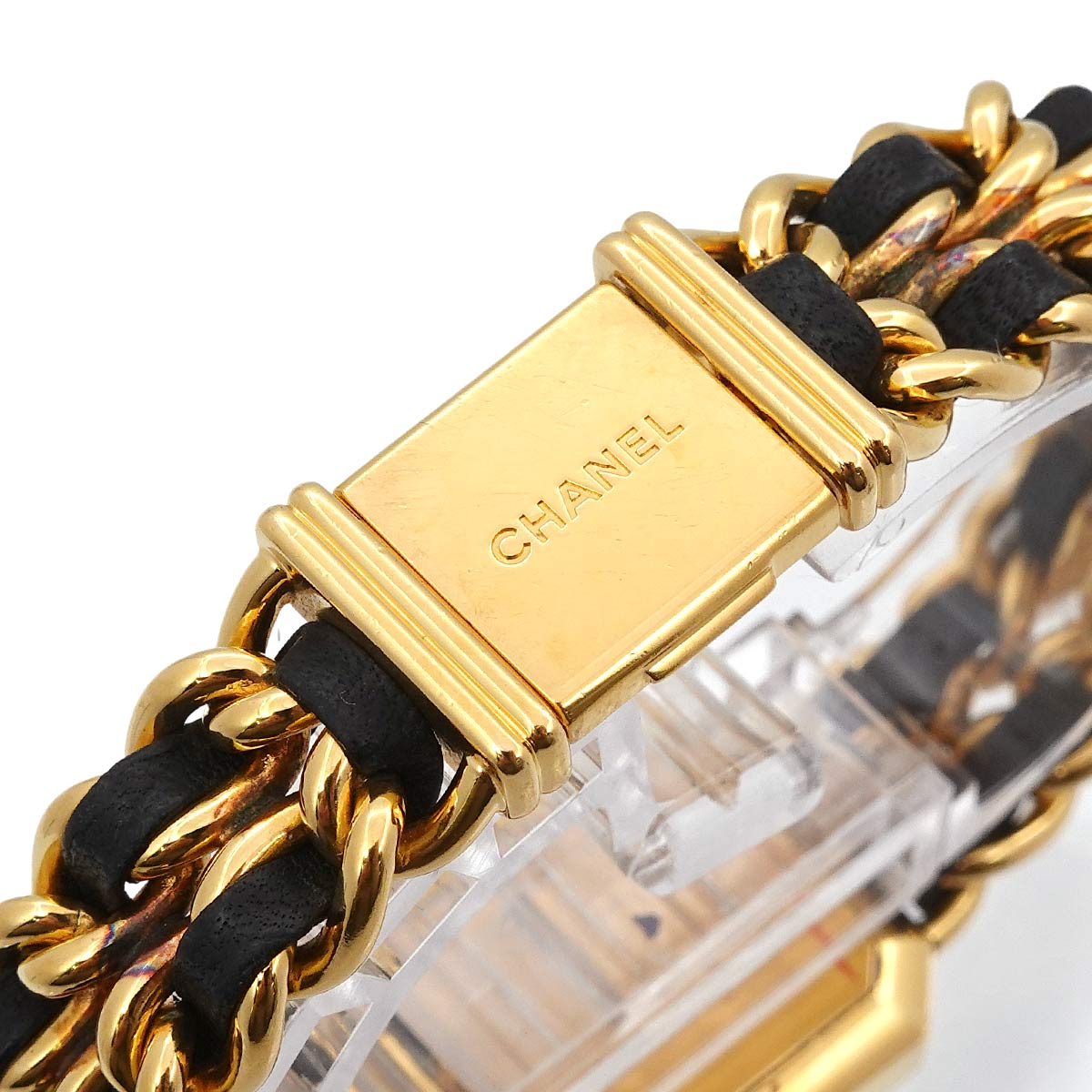 Premiere Size L H0001 Vintage Quartz Black Dial Ladies Watch