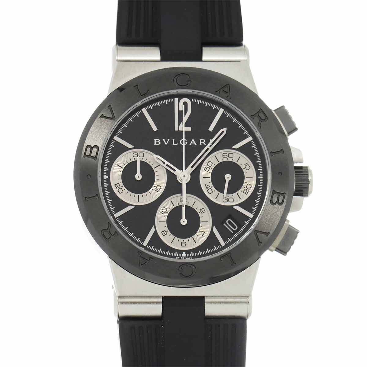 Diagono Chronograph DG37SCCH Date Automatic Black Dial Watch