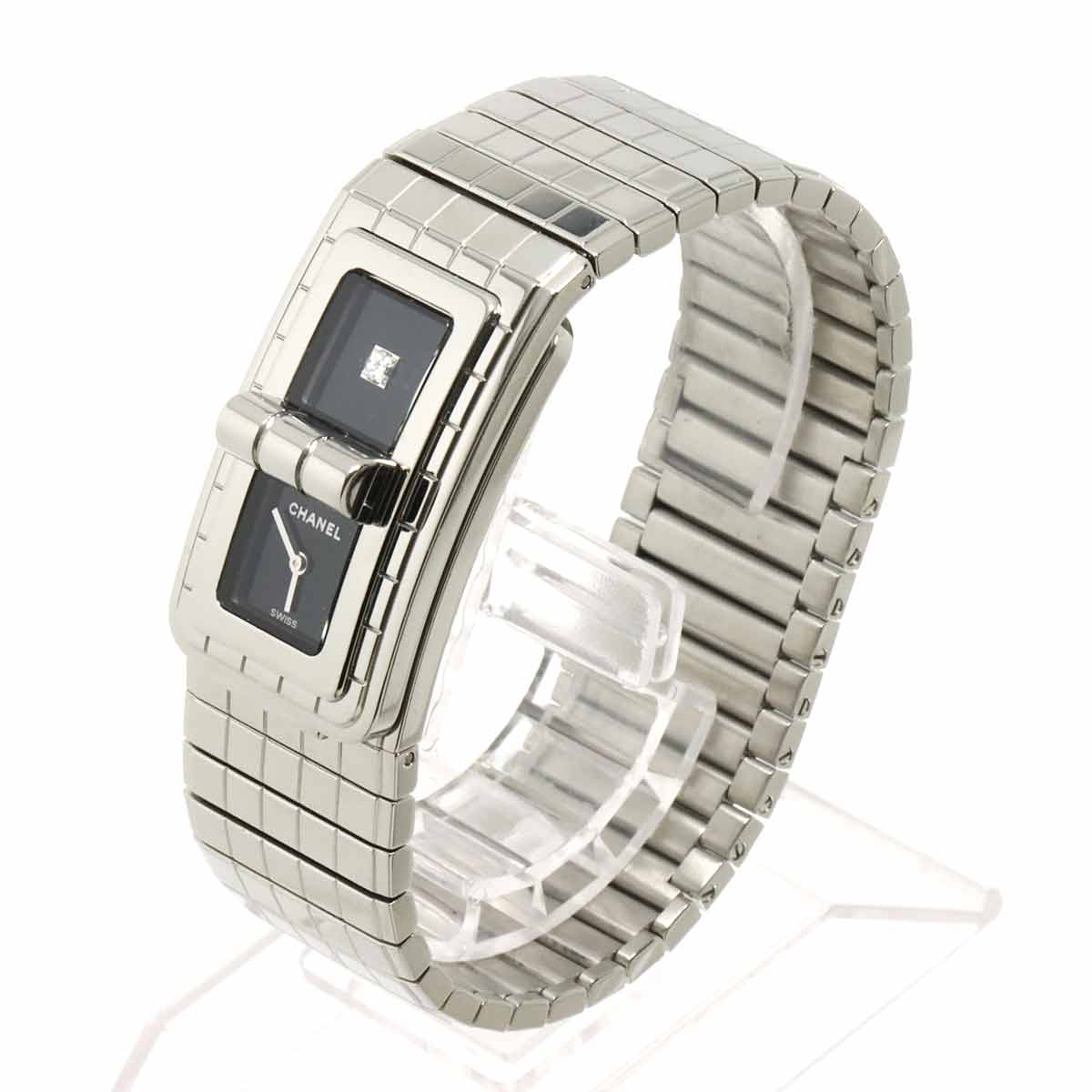 Code CoCo Diamond H5144 Quartz Black Dial Ladies Watch