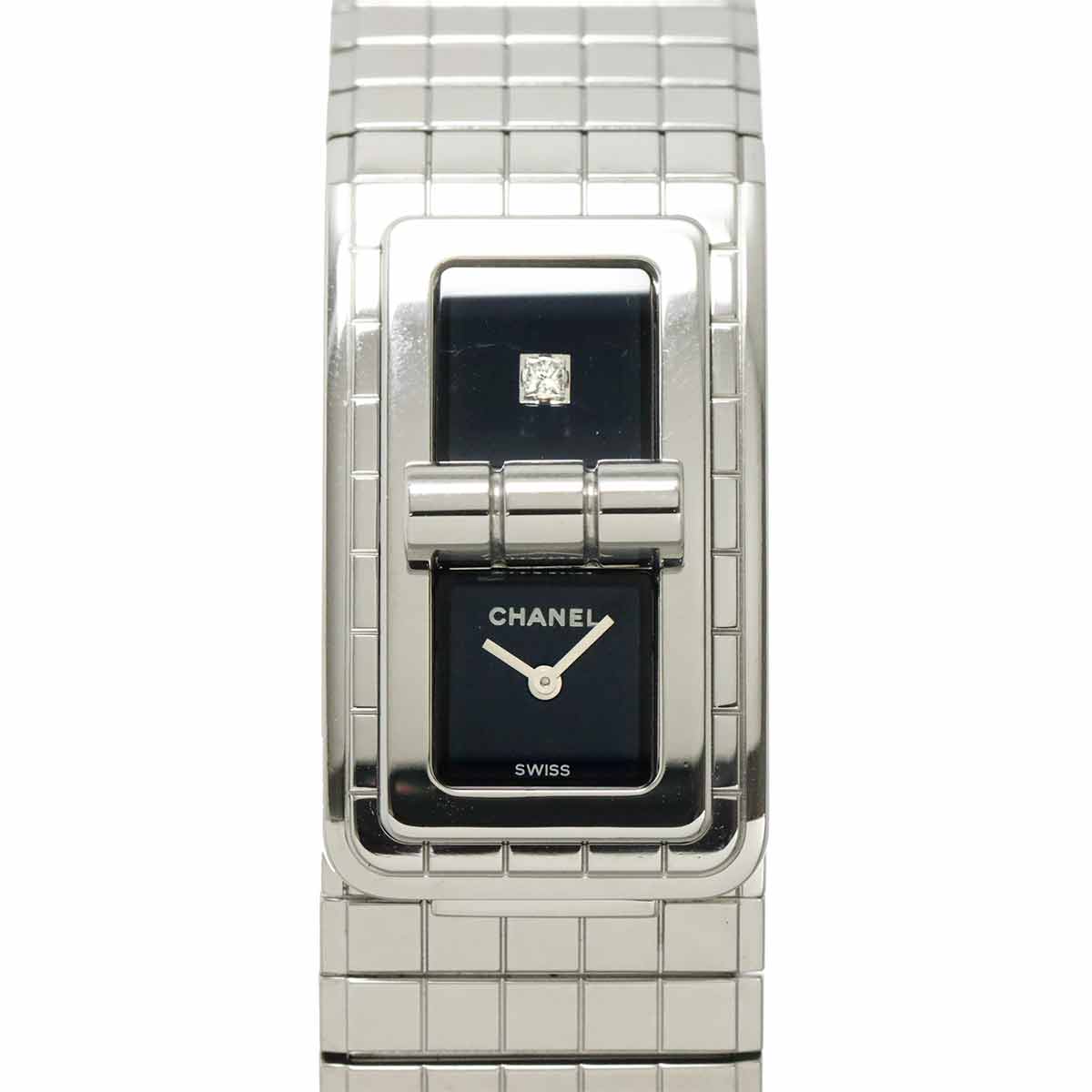 Code CoCo Diamond H5144 Quartz Black Dial Ladies Watch