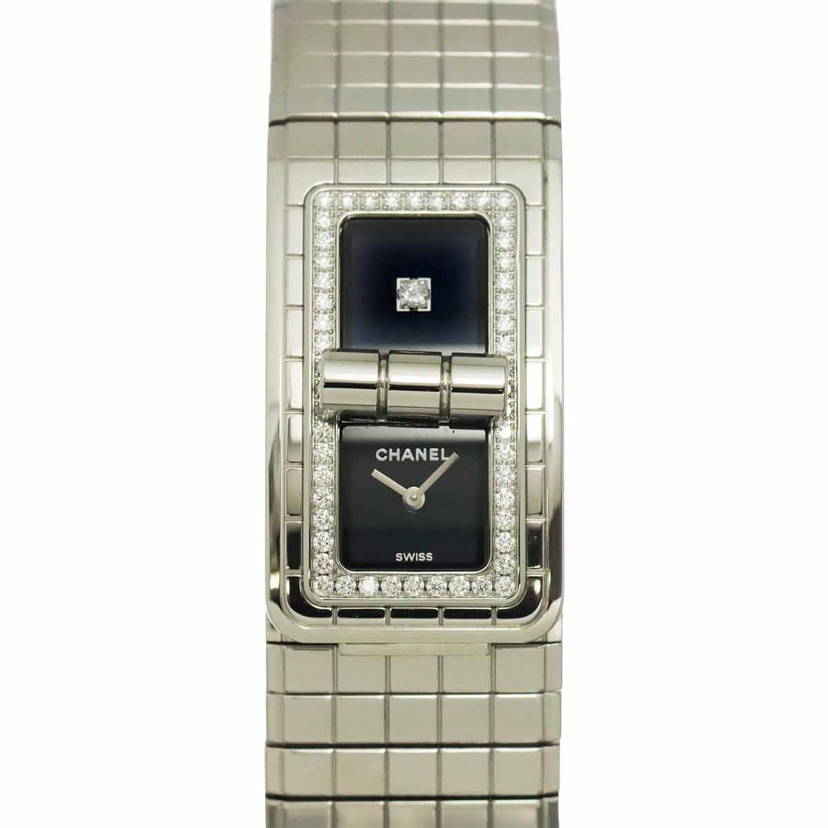 Code CoCo Diamond H5144 Quartz Black Dial Ladies Watch