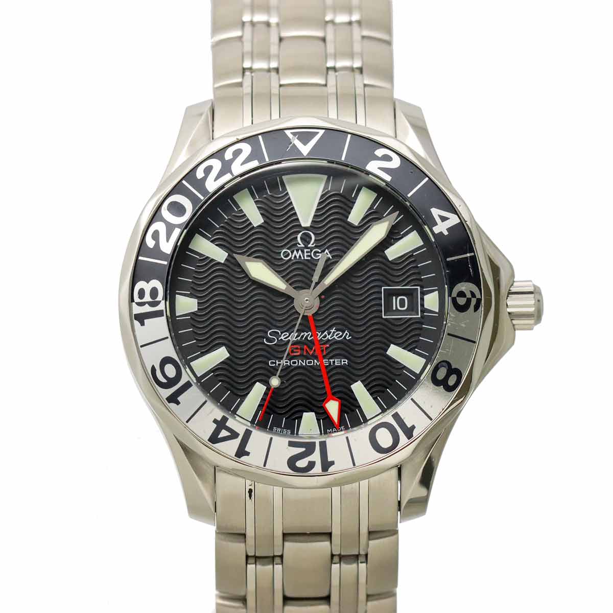Seamaster GMT 2834 50 Automatic Black Dial Mens Watch