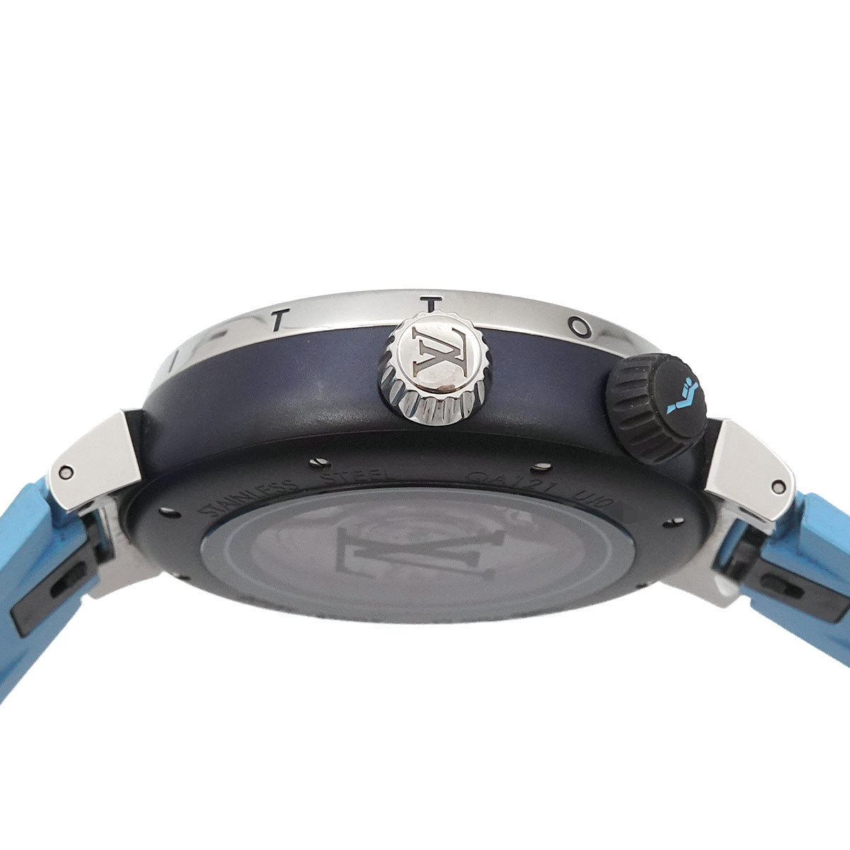 Tambour QA121 Automatic Blue Dial Mens Watch