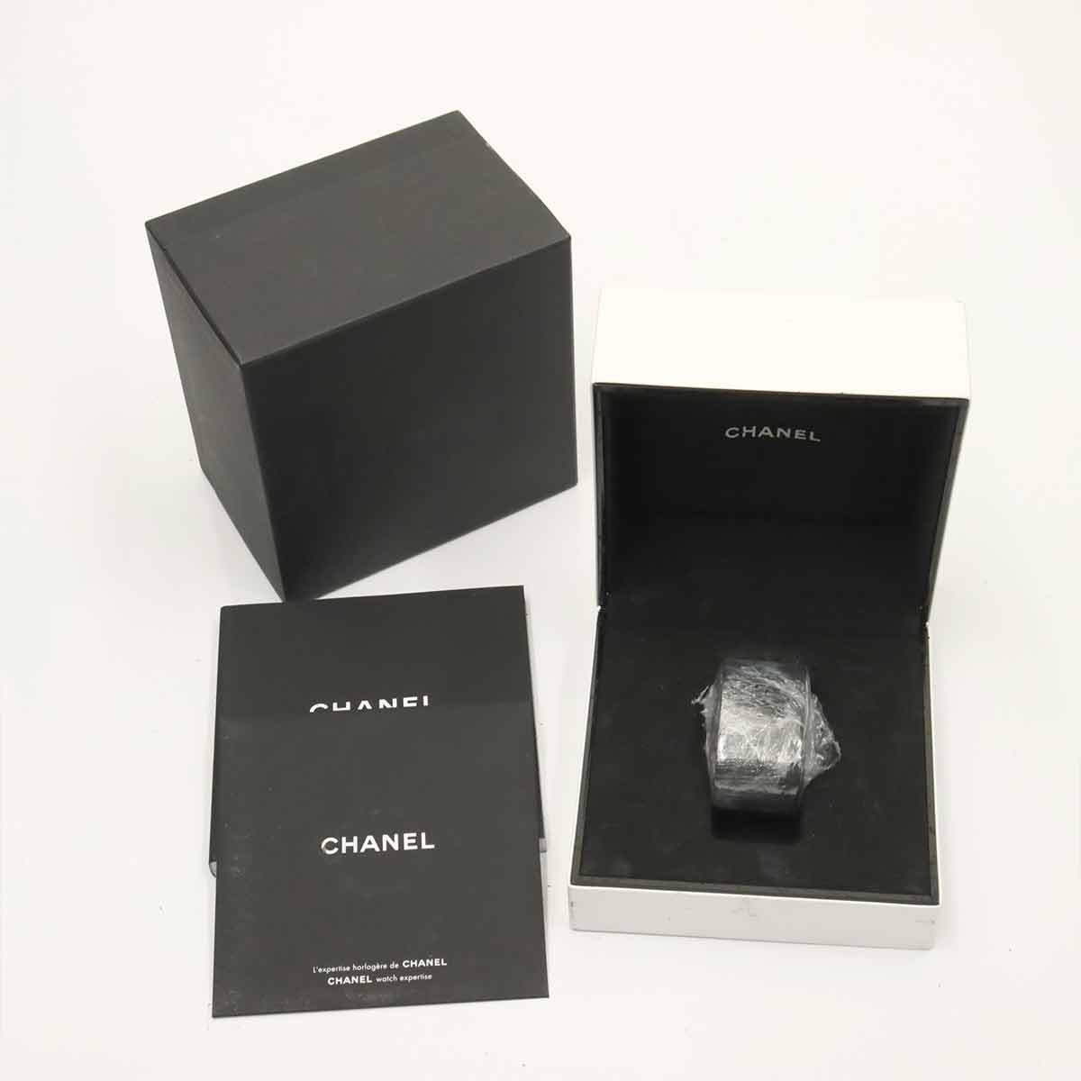 J12 H7988 Diamond Automatic Black White Dial Mens Watch