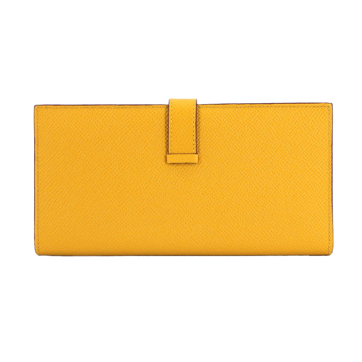 Bearn Souffle Long Wallet Epsom Jaune ambre Purse