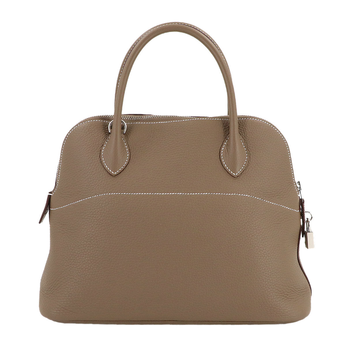 Bolide 31 2way Hand Shoulder Bag Taurillon Clemence Etoupe