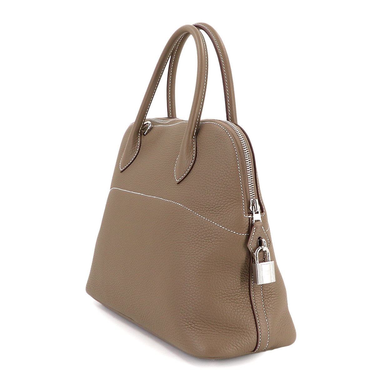 Bolide 31 2way Hand Shoulder Bag Taurillon Clemence Etoupe