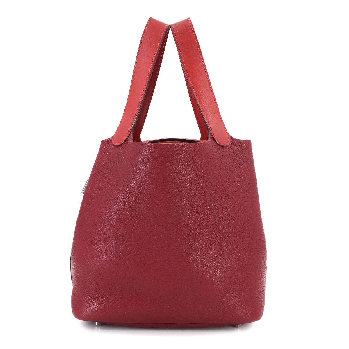 Picotin Lock Touch MM Hand Bag Taurillon Clemence Swift Rouge H