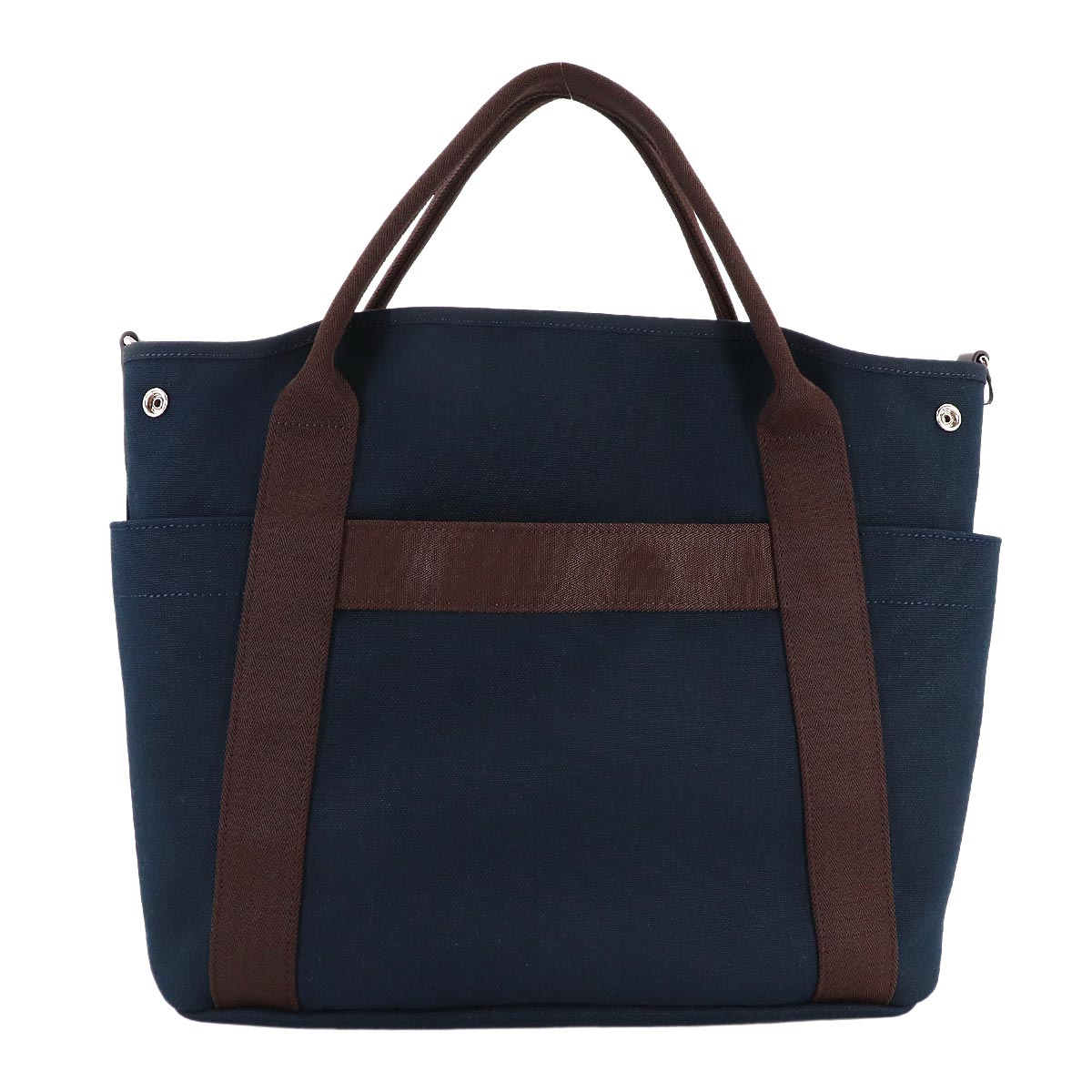 Sac De Pansage Groom 2way Tote Shoulder Bag Canvas Navy