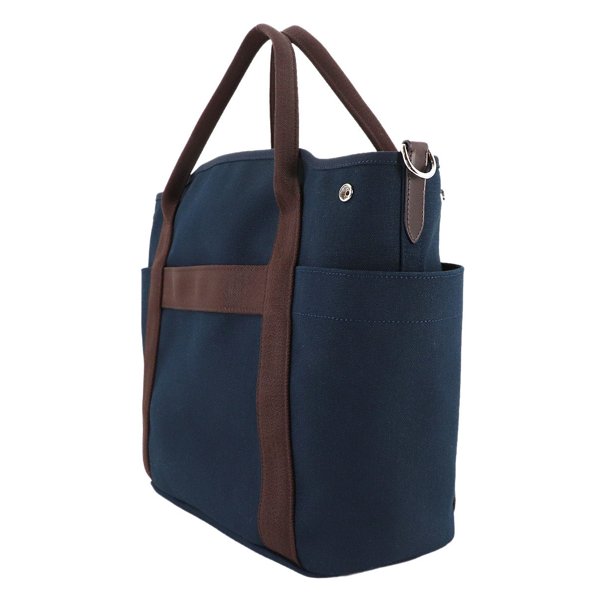 Sac De Pansage Groom 2way Tote Shoulder Bag Canvas Navy