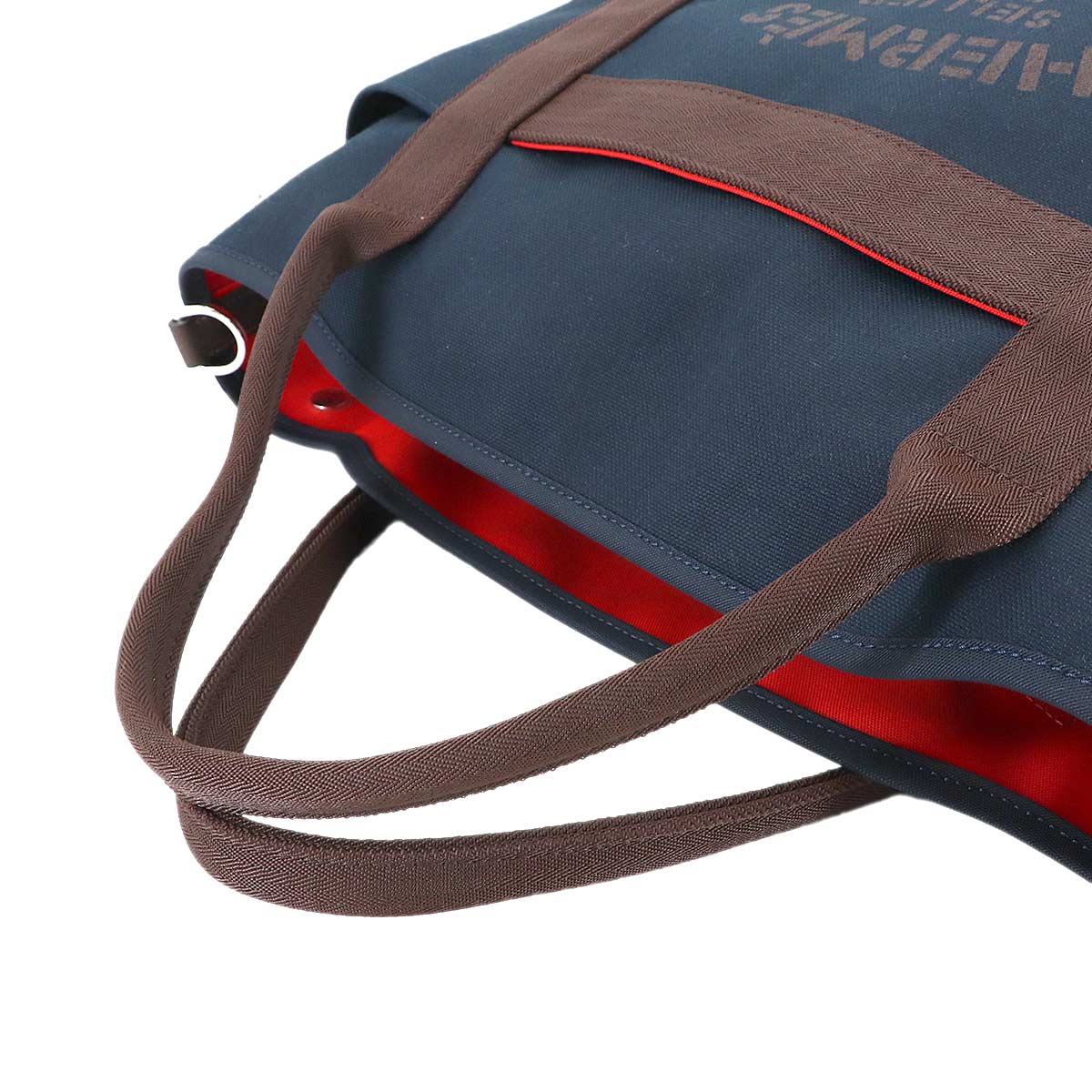 Sac De Pansage Groom 2way Tote Shoulder Bag Canvas Navy