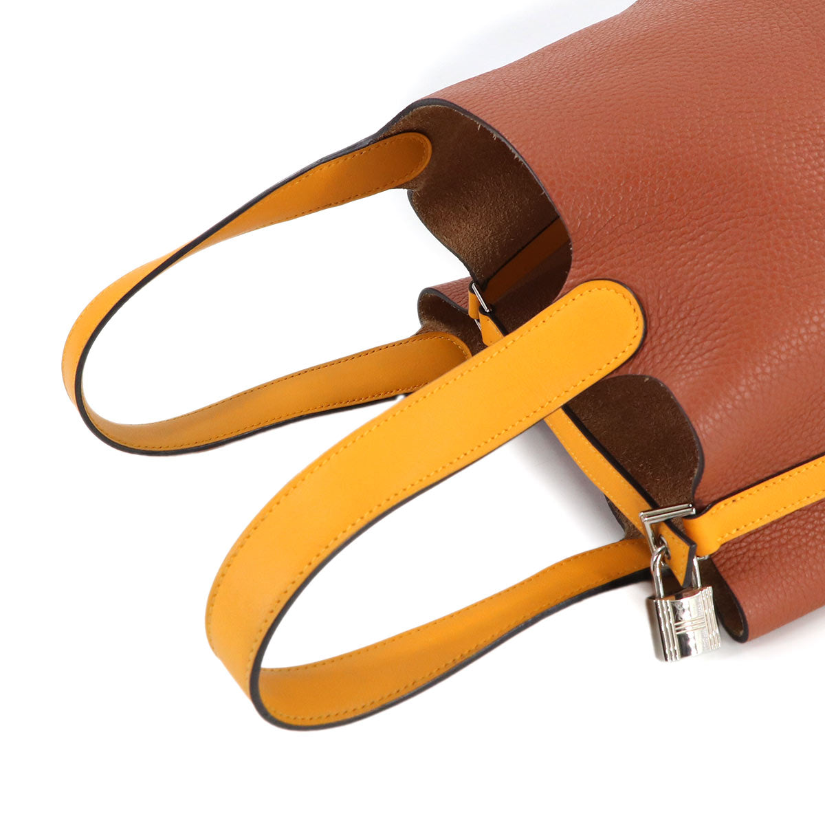 Picotin Lock Touch MM Hand Bag Taurillon Clemence Cuivre