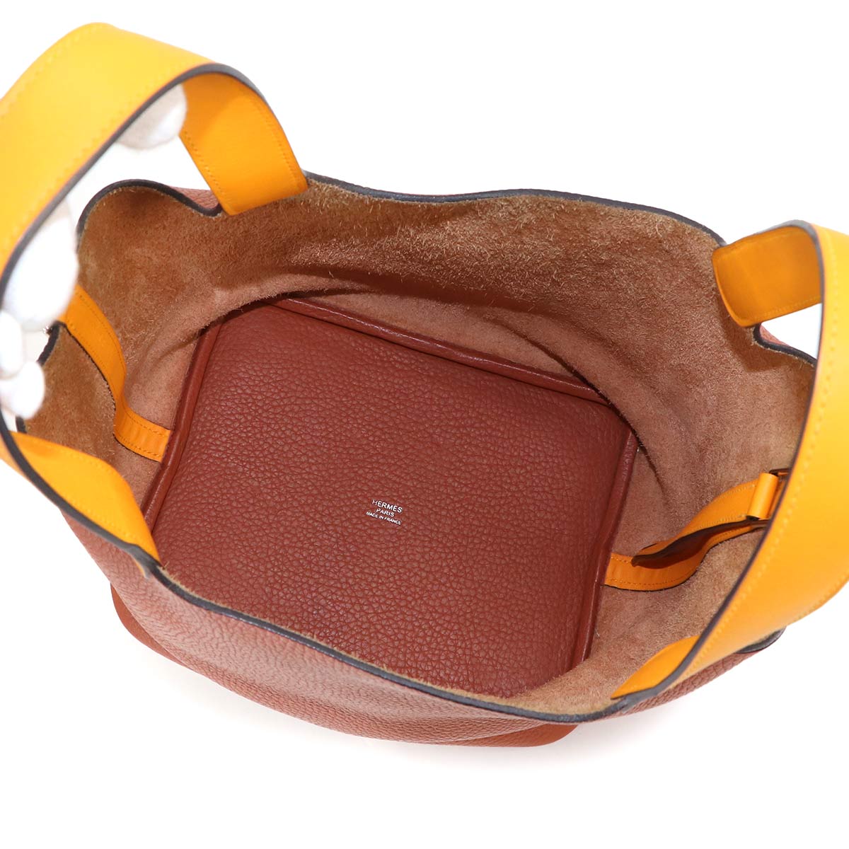 Picotin Lock Touch MM Hand Bag Taurillon Clemence Cuivre