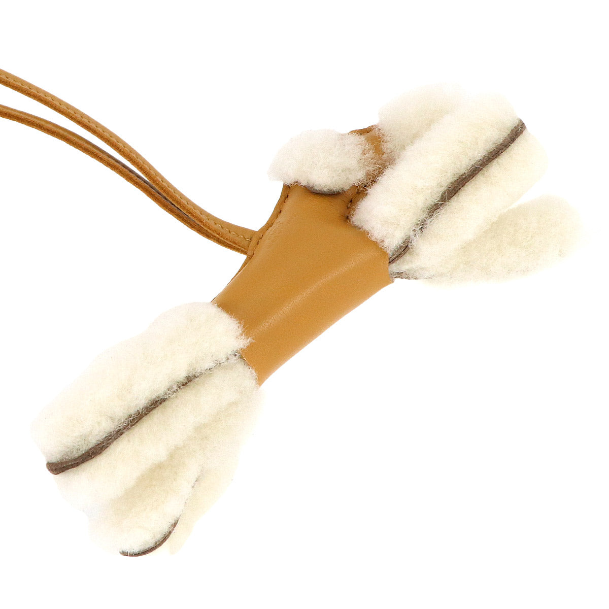 Budy Dog Bag Charm Agneau Milo Mouton Sesame