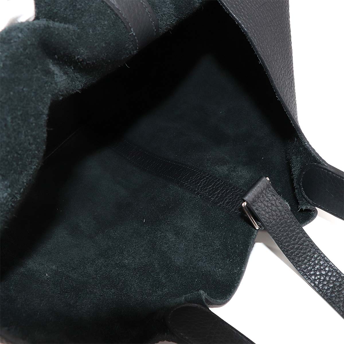 Picotin Lock GM Hand Bag Taurillon Clemence Black Purse