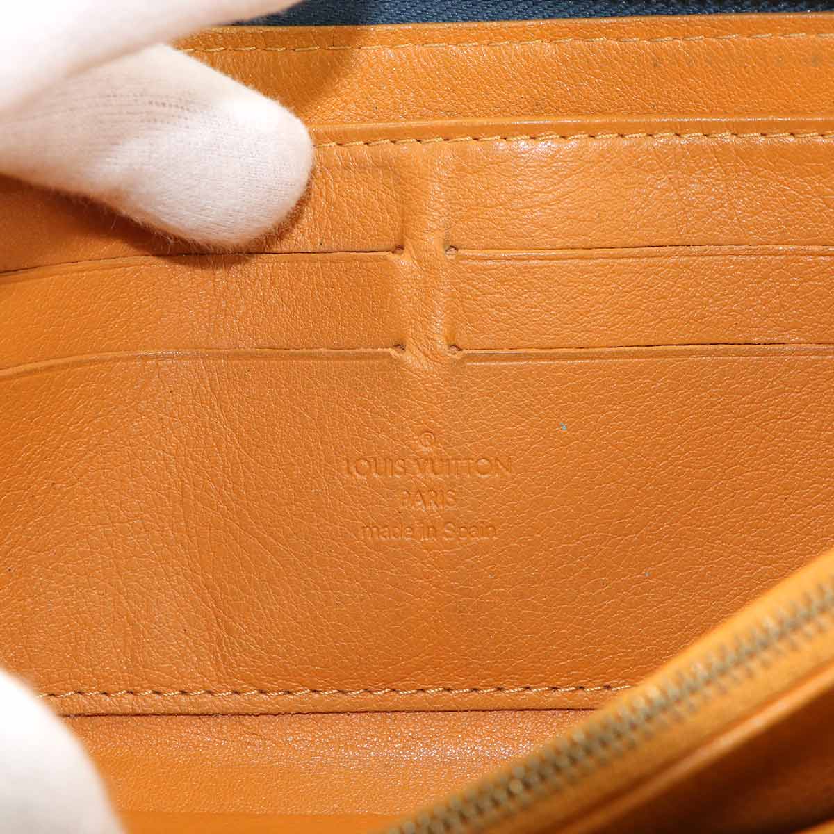 Monogram Denim Zippy Wallet Blue M95341