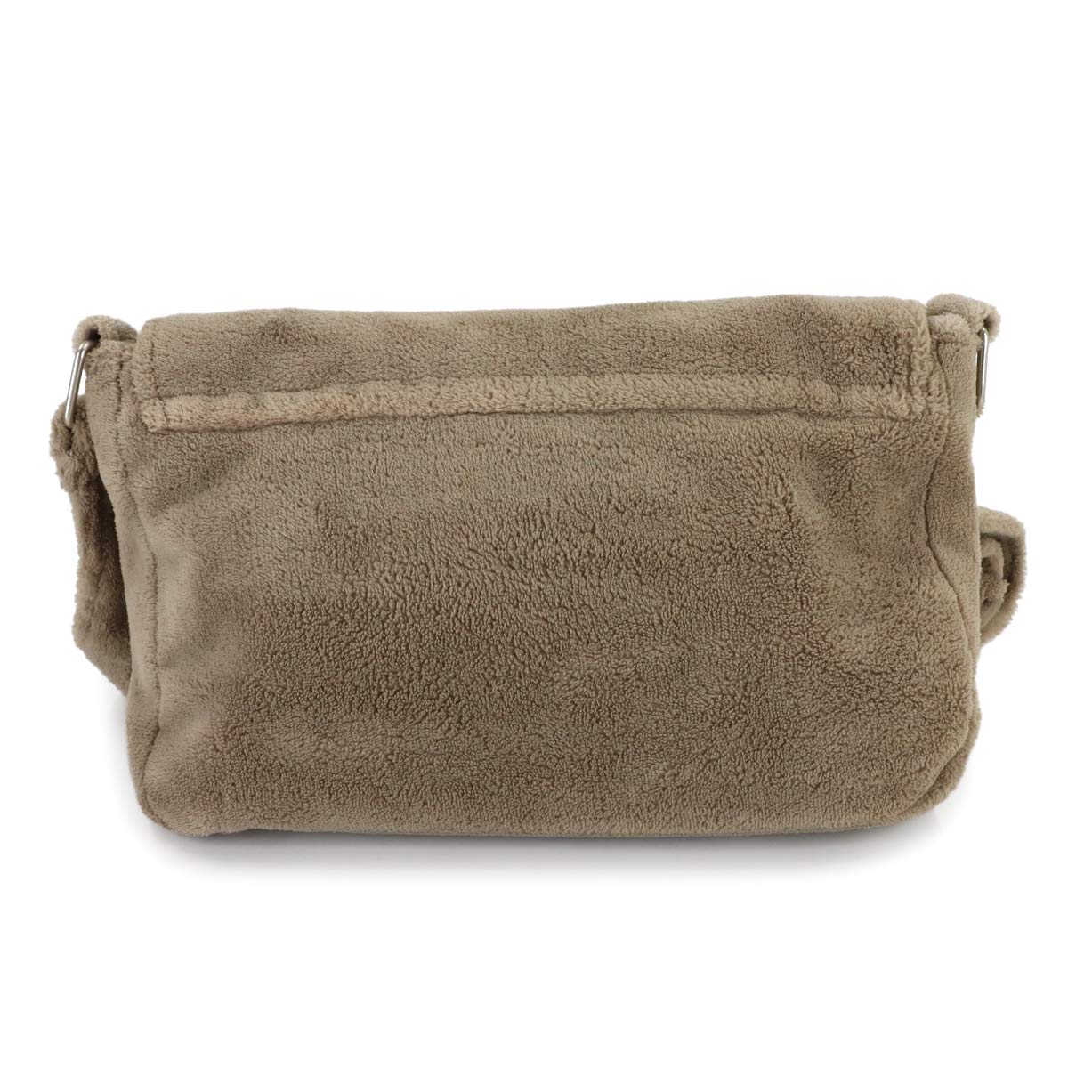 PRECISION Shoulder Bag Pile fabric Brown Coco Logos Purse