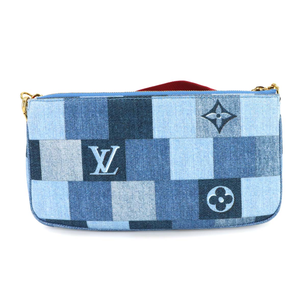 Denim Monogram Multi Pochette Accessoires Shoulder M44990
