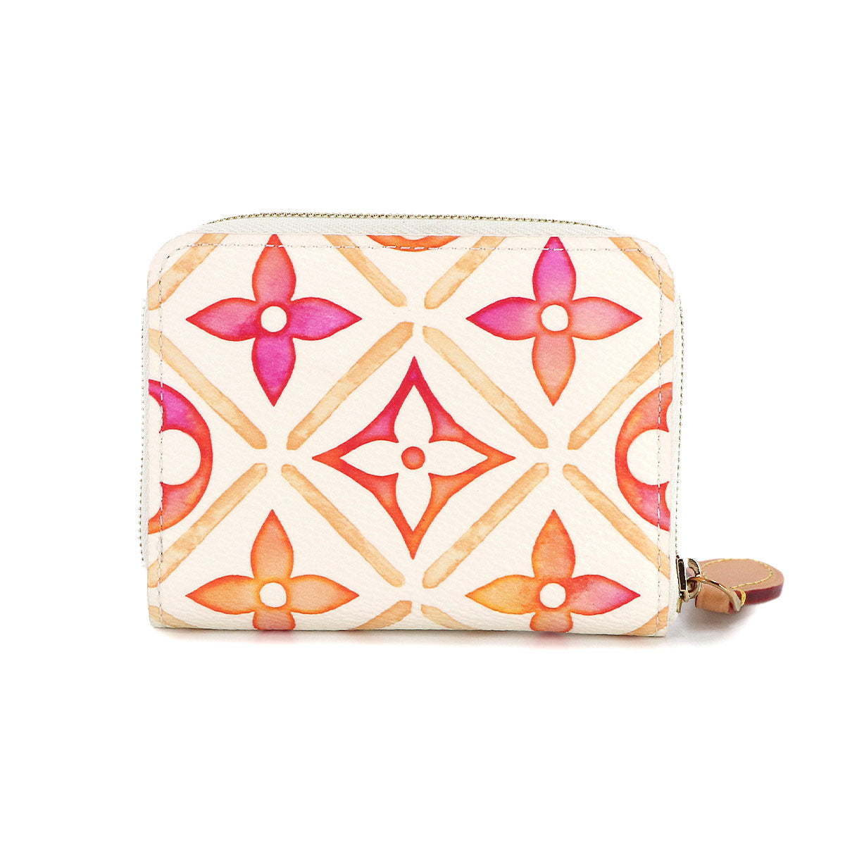 By The Pool Monogram Zippy Coin Purse White Pink M83658