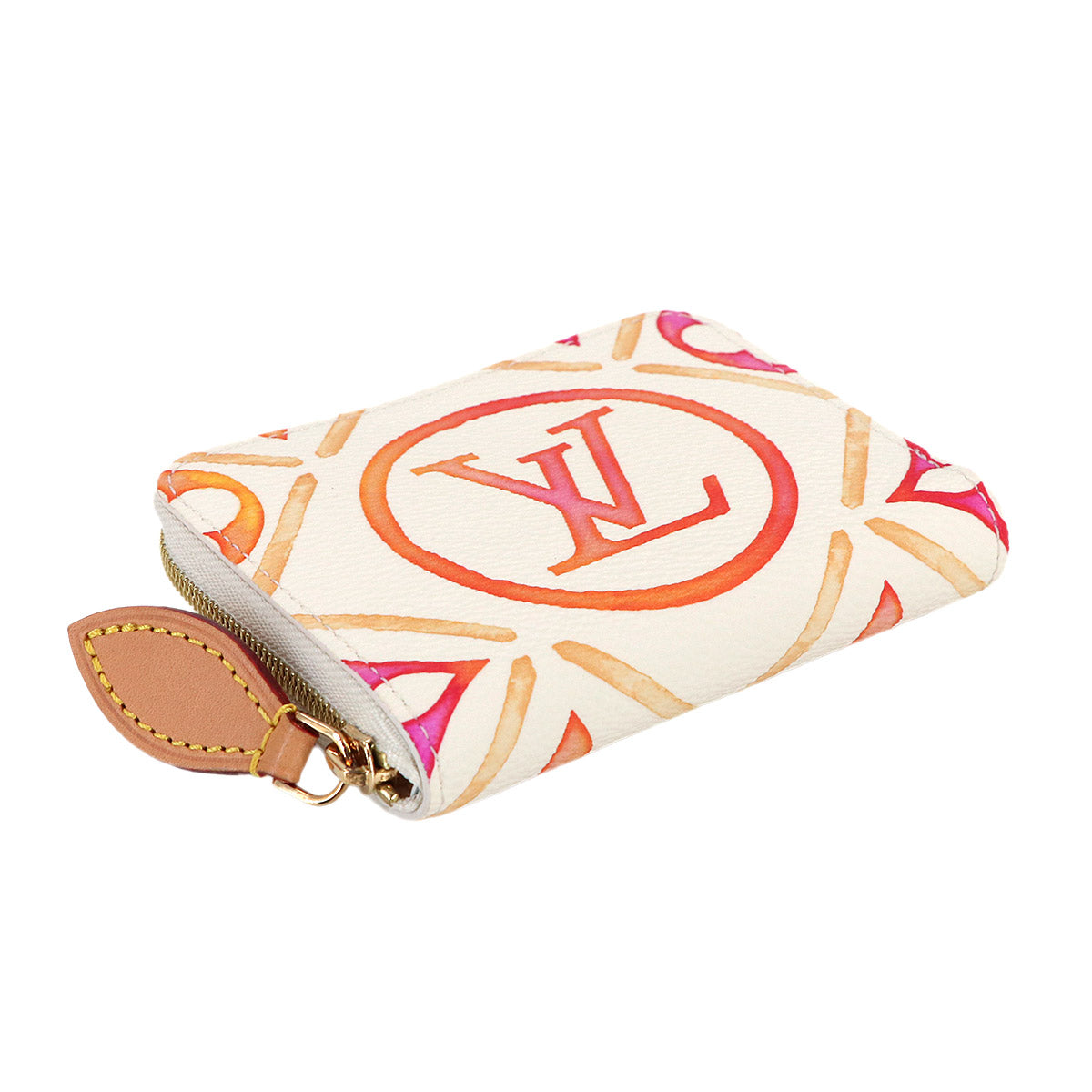 By The Pool Monogram Zippy Coin Purse White Pink M83658
