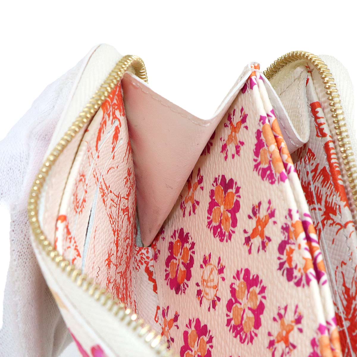 By The Pool Monogram Zippy Coin Purse White Pink M83658