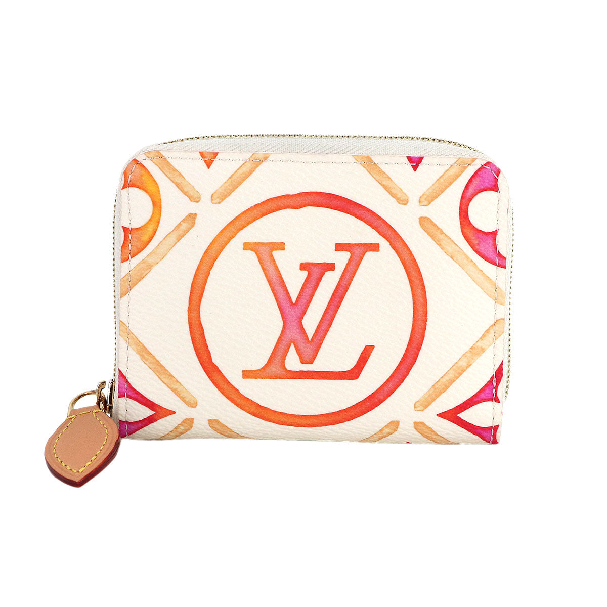 By The Pool Monogram Zippy Coin Purse White Pink M83658