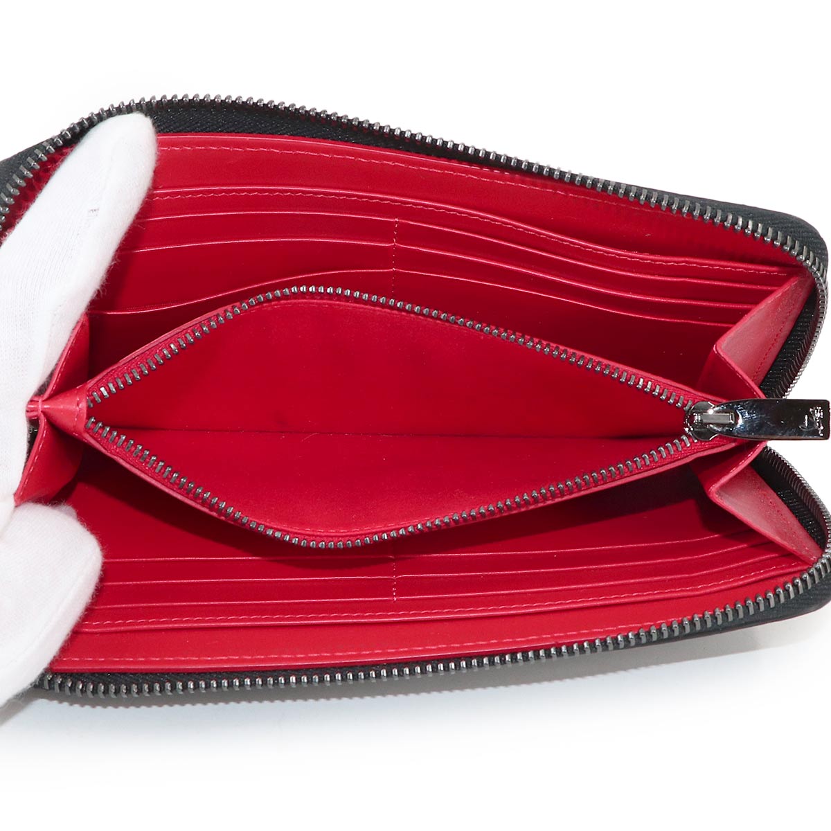 Panettone Spike Studs Long Wallet Leather 1175099