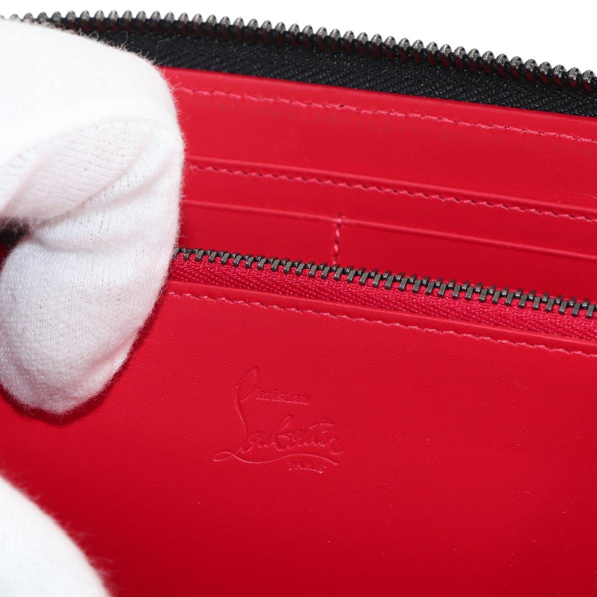 Panettone Spike Studs Long Wallet Leather 1175099