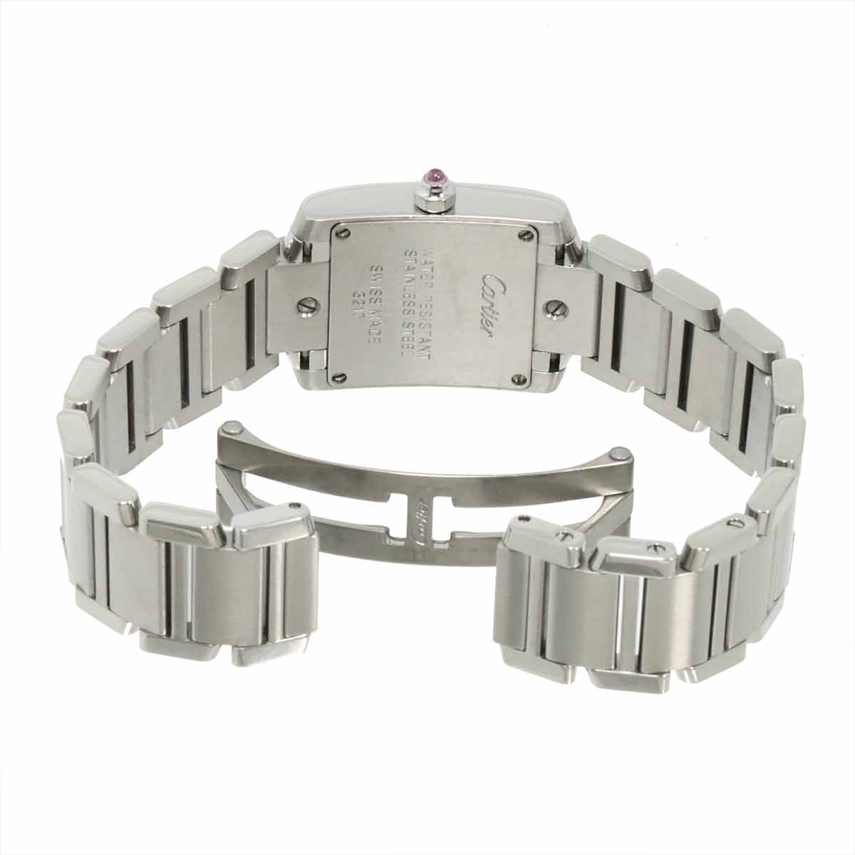 Tank Francaise SM W51028Q3 Quartz Pink Shell Dial Ladies