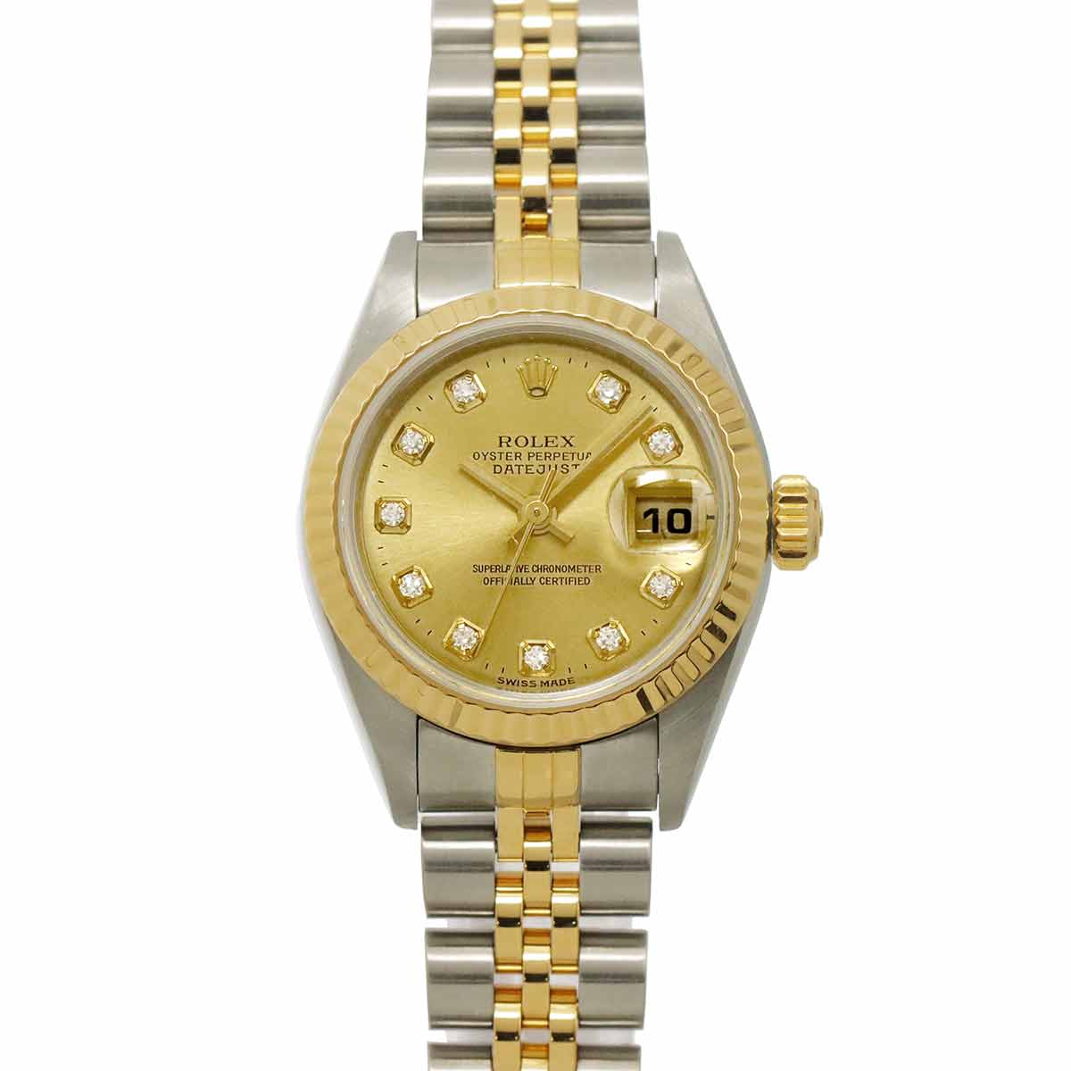 Datejust Two Tones 79173G Serial P 10P Diamond 750 YG
