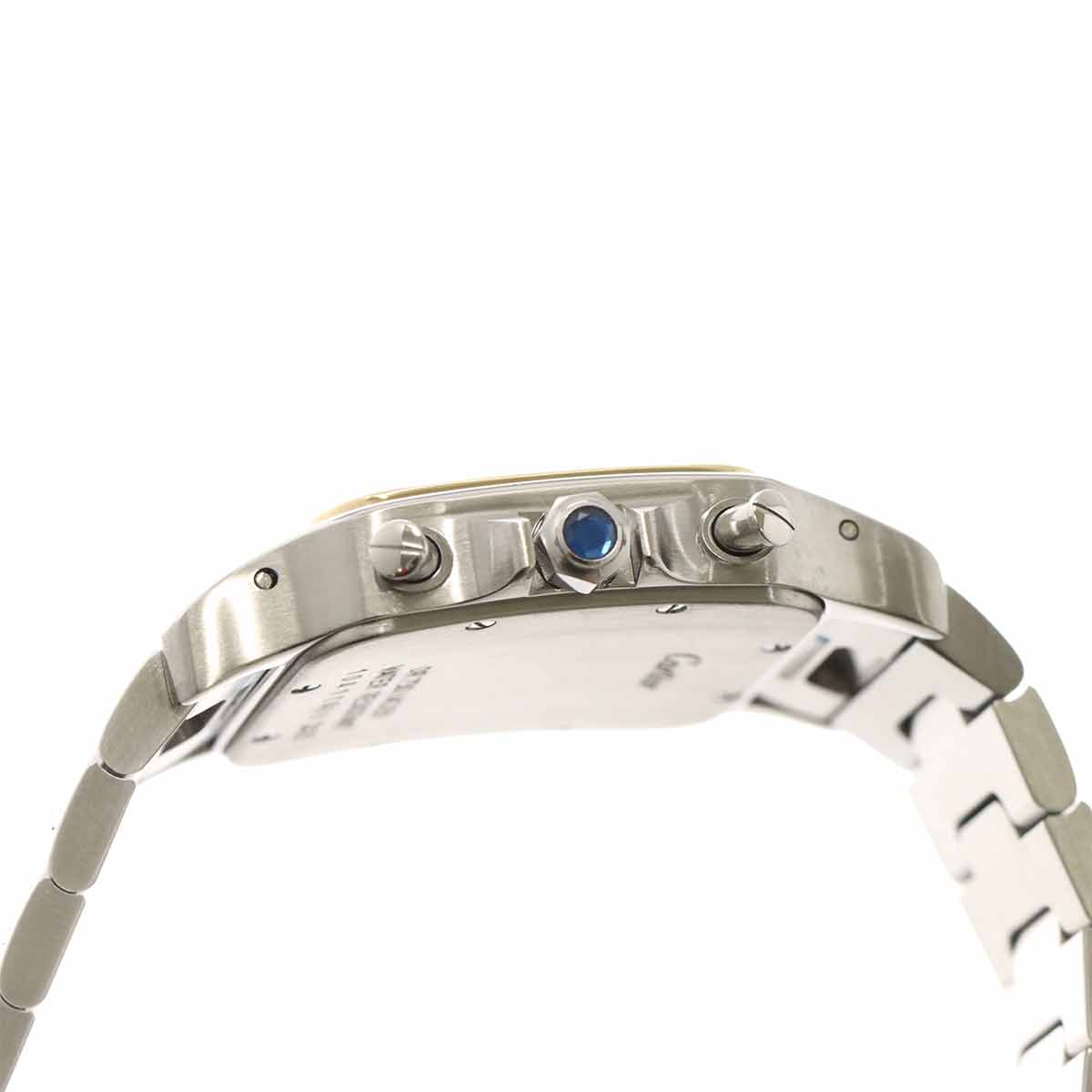 Santos Galbee LM W20042C4 YG Cream Dial Mens Watch