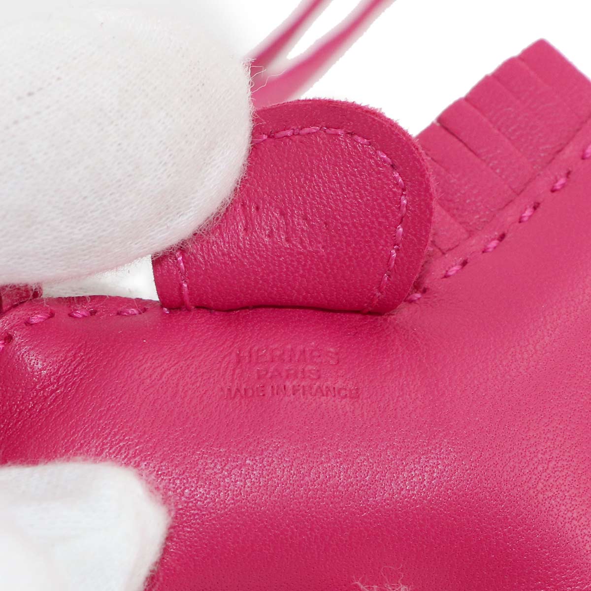 Rodeo PM Bag Charm Agneau Milo Rose Mexico Y Horse Accessory